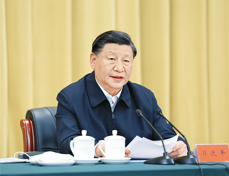 2023年6月2日，，，，，，中共中央总书记、国家主席、中央军委主席习近平在北京出席文化传承生长座谈会并揭晓主要讲话。。。。。。。。 新华社记者 鞠鹏/摄